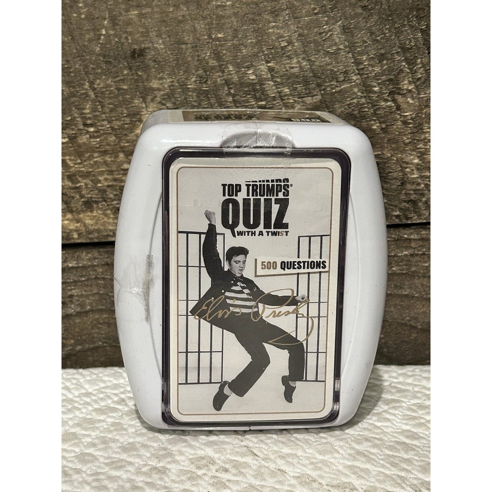 Elvis Presley Trivia Card Game Fun Family Quiz For All Ages 8 And Up